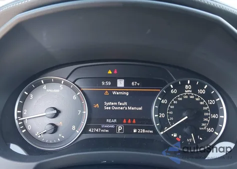 2022 Infiniti Qx55 Sensory Awd z USA, uszkodzony, nr VIN 3PCAJ5L39NF101342